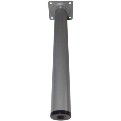 Piede Tondo Alluminio/B H750.Dm.30Mm