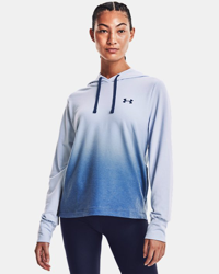Felpa con cappuccio UA Rival Terry Gradient da donna precio