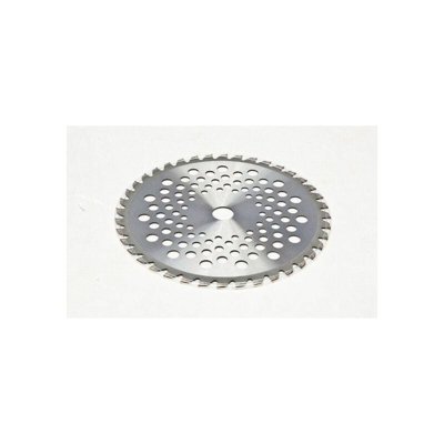 Varan Motors - tt-blade40t 40 dente Diametro lama decespugliatore lama trimmer 255 millimetri foro conico 1 pollice - Grigio