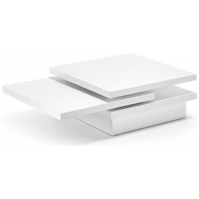 Kiu Tavolino 70x70 Dm Laccato Bianco