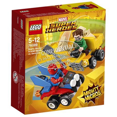 76089 Mighty Micros: Scarlet Spider contro l'Uomo sabbia
