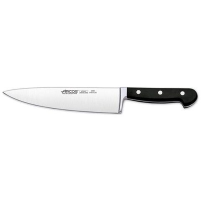 Serie Clasica - Coltello Da Cucina - Acciaio Inossidabile Forgiato Nitrum 260 Mm - Manico Polioxymetilene (pom) Colore Nero