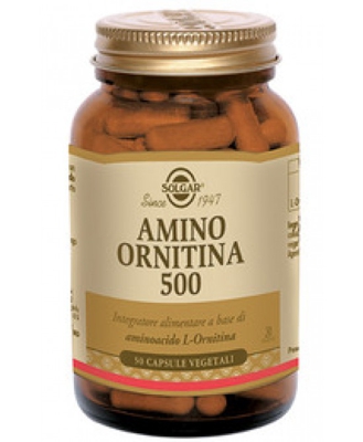 Solgar Amino Ornitina 500 50 Capsule Vegetali