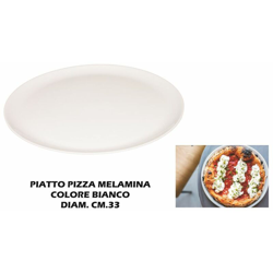 Piatto Pizza Melamina Bianco Cm.33 precio