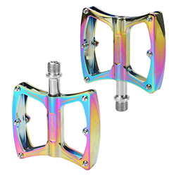 Luckits Pedali Bici, Pedali Flat MTB, Pedali MTB in Alluminio Anti-Slittamento, Pedale da Ciclismo CNC Lega di Alluminio, Bici Pedali 9/16" Sealed Cus características