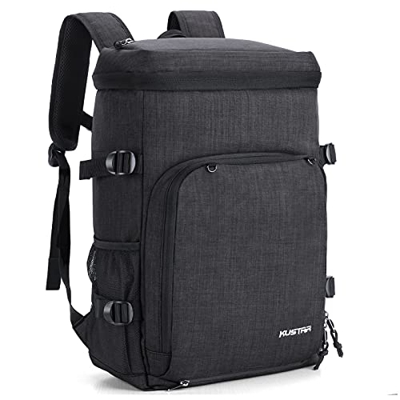 KUSTAR Zaino termico, 35 l, borsa termica isolata, con tappetino da picnic, impermeabile, per uomo e donna, ideale per ufficio, lavoro, attività all'a