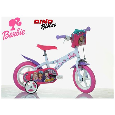 Bicicletta per bambina Barbie 12'' nylon