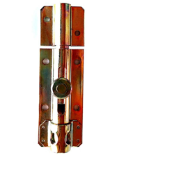 Catenaccio porta lucchetto leggero Aldeghi 248 | 145 mm - Acciaio bronzato en oferta