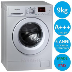 Lavatrice Standard 9 Kg Classe A+++ Centrifuga 1200 giri en oferta