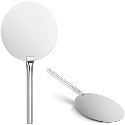 Pala Per Pizza In Acciaio Inox Con Piatto Di Diametro 30 Cm E Lunghezza 60 Cm