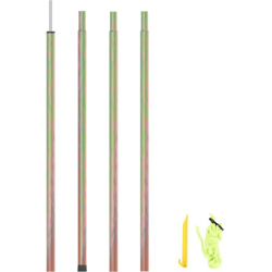 vidaXL Asta per Parasole a Vela 200 cm Acciaio Zincato en oferta