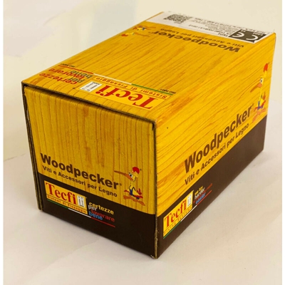 Cf Vite Testa Piana Svasata impronta Croce bronzata per legno | 3 Ø - 18 mm - da 500 pz