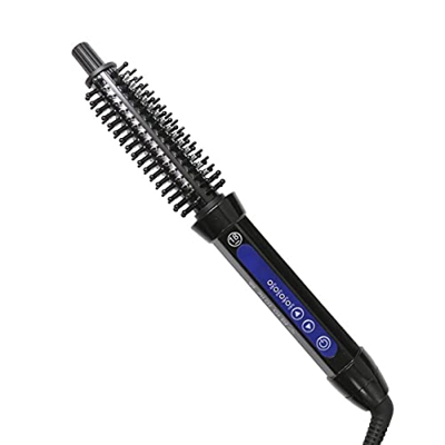 LUHUANONG Bigodino per Capelli in Ceramica Professionale Multifunzione 2 in 1 Bigodino per Capelli Elettrico a Pettine (Styler Rotante/Spazzola ad Ari