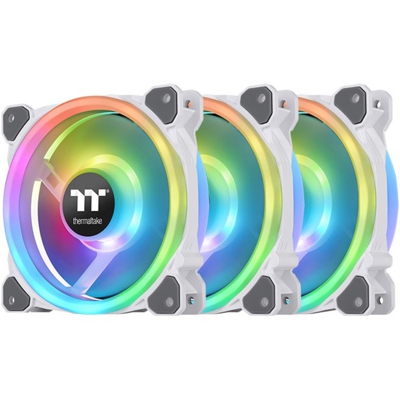 Riing Trio 12 RGB Radiator Fan White TT Premium Edition, Ventola