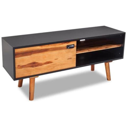Mobile Porta Tv In Legno Massello Di Acacia 120x35x50 Cm características