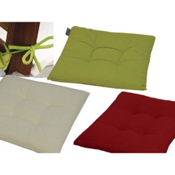 Cuscino Vintage - Verde - In tessuto misto cotone e poliestere-40x40xH6 cm en oferta