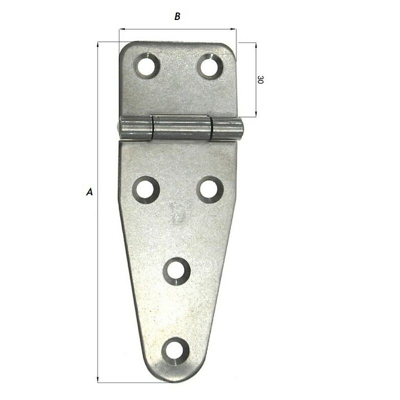 Cerniere per arredamenti nautici Acciaio inox 110X37 856IN