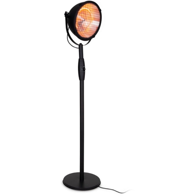 Heatspot Radiatore da Terrazza 900/1500/200W IR ComfortHeat Nero