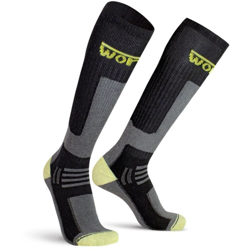Calza tecnica termoregolante traspirante Tucson Knee-High | Nero - M en oferta