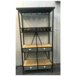 Mobile Scaffale Da Ristorante Con Cassetti E Ripiani Per Bicchieri Mb18050 características