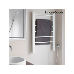 Portasciugamani Elettrico InnovaGoods 90W Bianco (6 Aste) características