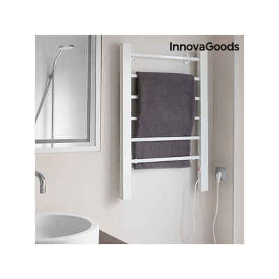 Portasciugamani Elettrico InnovaGoods 90W Bianco (6 Aste)