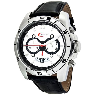 Ca120113 Creactive Orologio Uomo Braccialetto In Vera Pelle