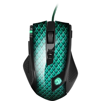 Drakonia mouse Mano destra USB tipo A Laser 5000 DPI, Mouse da gioco