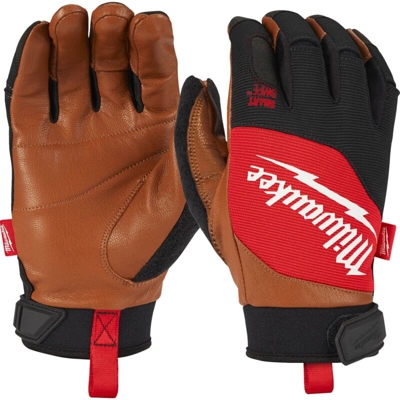 Guanto pelle e sintetico Milwaukee HYBRID LEATHER GLOVES | XXL