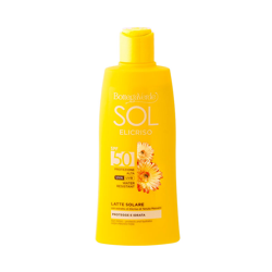 SOL Elicriso - Leche solar - protege e hidrata - con extracto de Helicriso de Tenuta Massaini - protección alta SPF 50 (200 ml) - resistente al agua características
