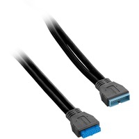 CM-CAB-IUS3-N50KK-R cavo USB 0,5 m USB 3.2 Gen 1 (3.1 Gen 1) Nero, Cavo di prolunga