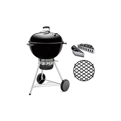 Barbecue a carbone Weber Master-Touch Ø 57 cm Nero GBS + griglia di rosolatura 8834