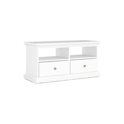 Mobiletto Essenziale Porta Tv, Colore Bianco, Cm 102 X 50 X 41 en oferta