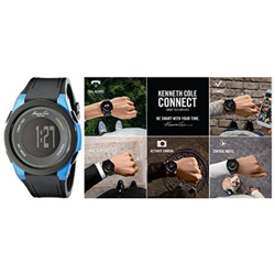 Smartwatch Mod. Connect Unisex Bluetooth Digital Silicon Leather Strap 3 Atm 44mm en oferta