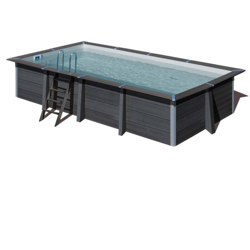 Piscina Rettangolare Avantgarde in composito 606x326 cm con led luce bianca precio