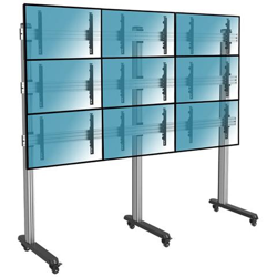 031-2901k2 Carrello Videowall Per 9 Tv 50''''-55'''' en oferta