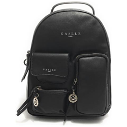 Borsa Donna Gaëlle Zaino In Ecopelle Nero Con Logo B22ge05 Gbda2621 Media en oferta