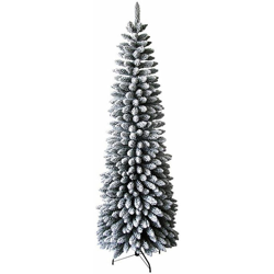 ALBERO DI NATALE INNEVATO 'DIMITRI SLIM' h.240 cm - base 81 cm / 795 rami precio