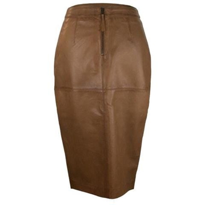 Gonna Tubino Midi In Pelle