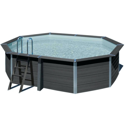 Piscina ovale fuori terra GRE 664x386x124 cm