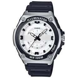 Orologio Analogico Quarzo Uomo con Cinturino in Resina MWC-100H-7AVEF en oferta