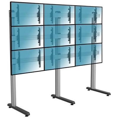 031-2900k1 Supporto Da Pavimento Per 9 Tv 45''''-50''''