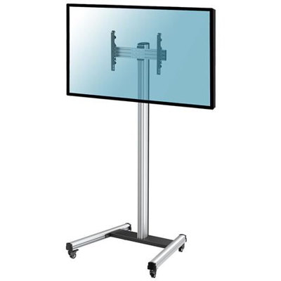 031-1101k2 Supporto Tv Da Pavimento Mobile Con Ruote Per Tv Lcd E Led 32-75, Altezza 240 Cm