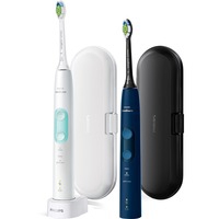 4500 series HX6830 Adulto Spazzolino elettrico sonico Nero, Rosa, Spazzolino da denti elettrico