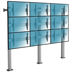 031-2901k3 Supporto Da Pavimento Videowall Da Avvitare Per 9 Tv 50''''-55'''' características