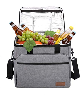 ALLCAMP OUTDOOR GEAR Borsa Termica Pieghevole da 30 Litri Borsa Termica con Cerniera per Cestino da Picnic per 4 Persone