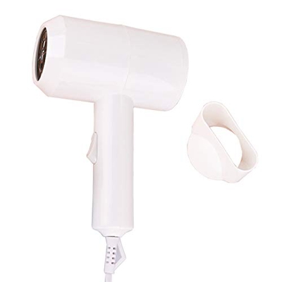 Asciugacapelli tipo martello con pulsante di conversione aria calda e fredda con ugello d'aria Family Dormitory Hotel Design semplice e compatto (bian