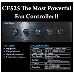 CF525 Fan Controller 5.25 pollici - Nero precio