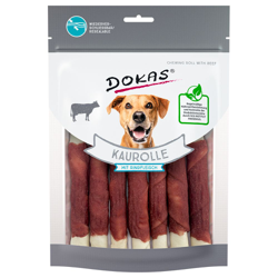 Dokas Involtini da masticare Snack per cani - Carne di manzo  - Set %: 3 x 190 g en oferta