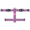 Pettorina ad H per cani Max & Molly Leopard Pink - 53-69 cm circ. addome